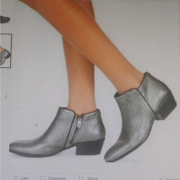 Black metallic booties  - Picture 3 of 5